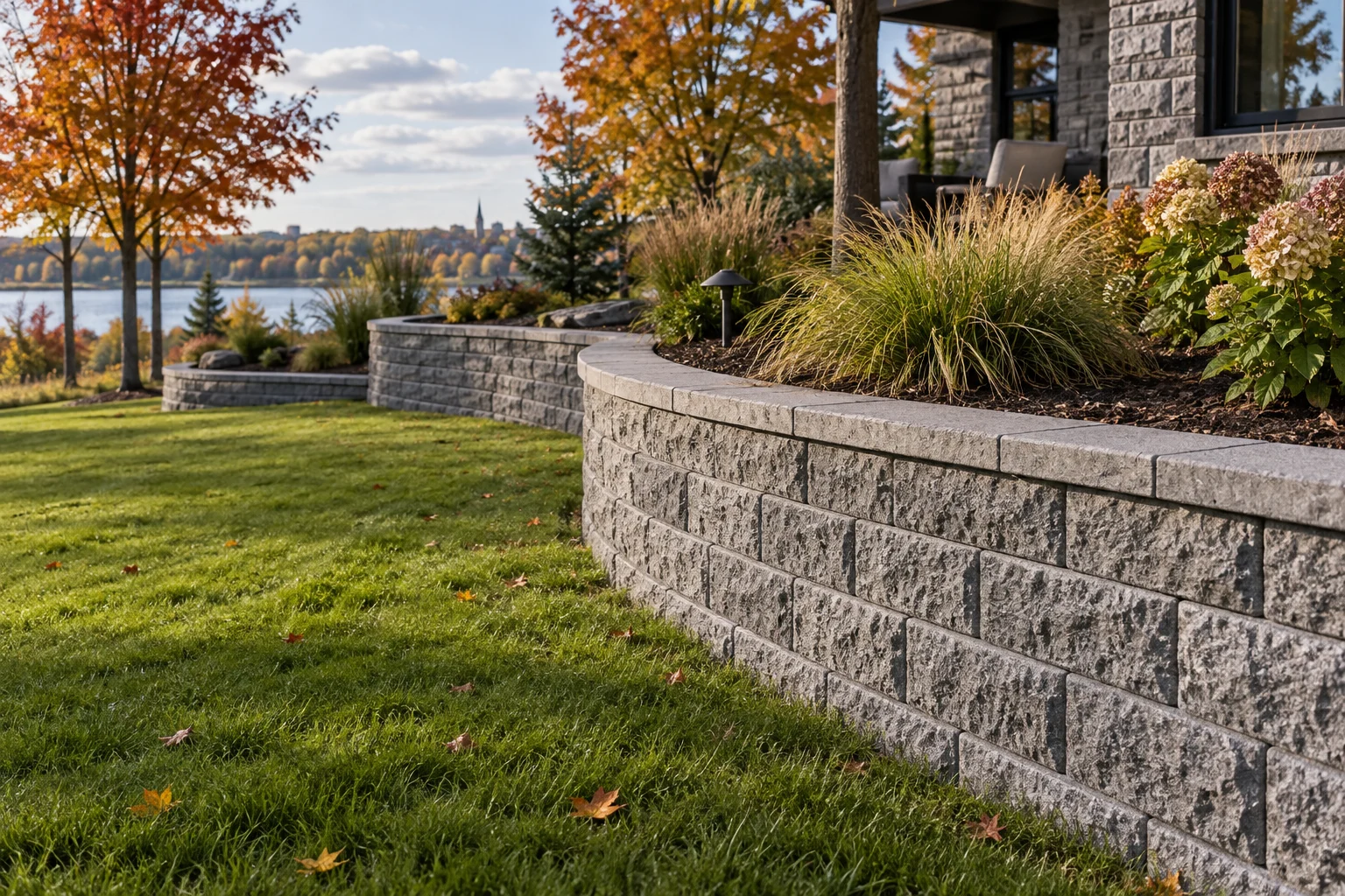 Segmental Block Retaining Walls — illustrative design